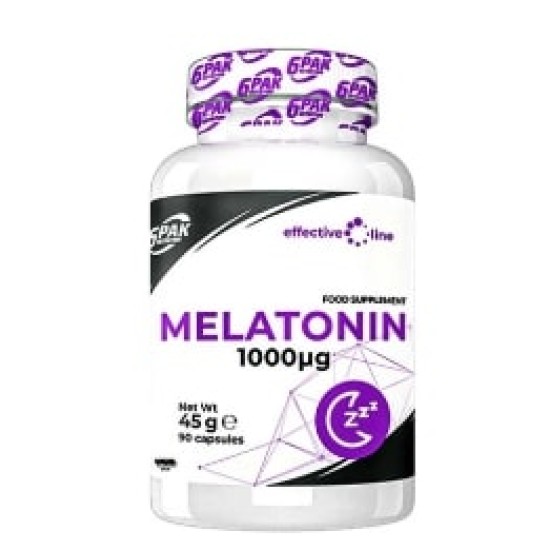 6 PAK Nutrition Melatonin 1 мг / 90 капсули на супер цена