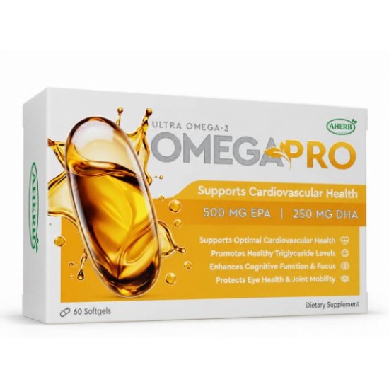AHERB Omega Pro 60 гел капсули на супер цена