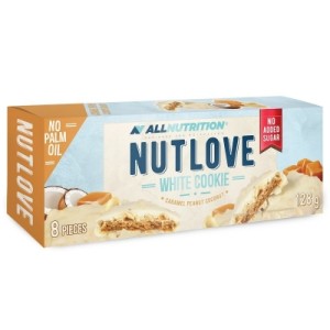 ALLNUTRITION NutLove Cookie - White Chocolate Caramel Peanut Coconut - Диетичен Десерт - 128 gr