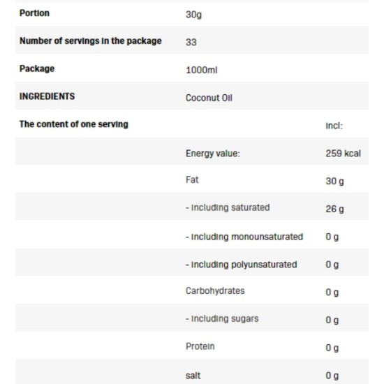 Allnutrition Coconut Oil Unrefined 500 мл на супер цена