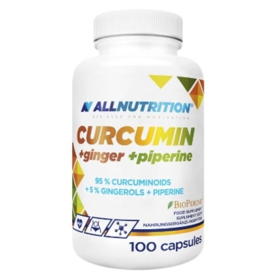 Allnutrition Curcumin + Ginger + Piperine 100 капсули на супер цена