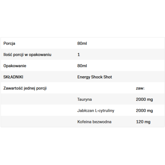 Allnutrition Energy Shock 80 мл на супер цена