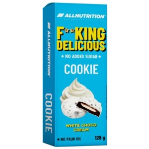 Allnutrition F**King Delicious Cookie - White Chocolate Cream - Диетичен Десерт 128 гр