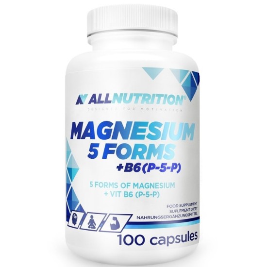 Allnutrition Magnesium 5 Forms + B6 100 капсули на супер цена