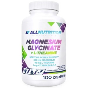 AllNutrition Magnesium Glycinate + L-Theanine 100 капсули