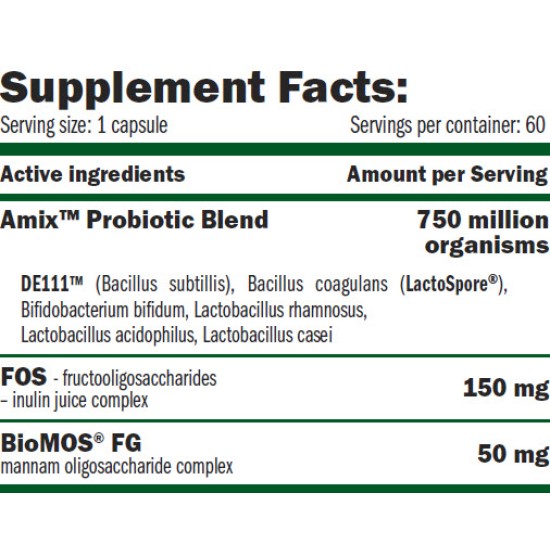 Amix Nutrition GreenDay PROBIO DAILY / 60 капсули на супер цена