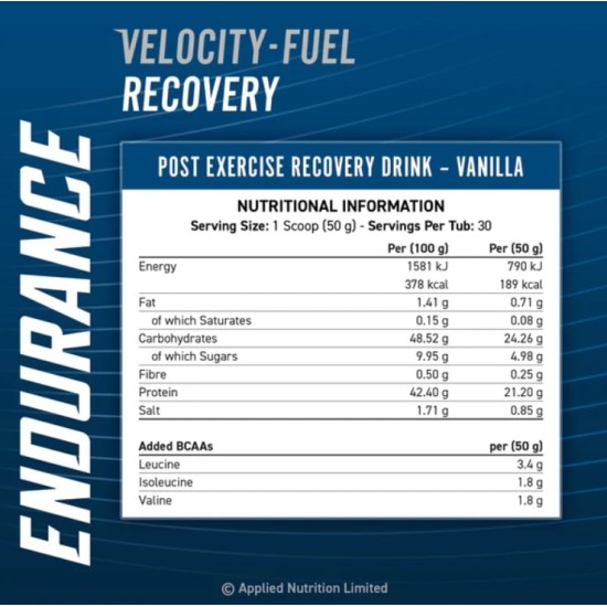 Applied Nutrition Endurance - Recovery - Възстановяваща Формула 1500 гр на изгодни цени Applied Nutrition Endurance - Recovery - Възстановяваща Формула 1500 гр на супер цена