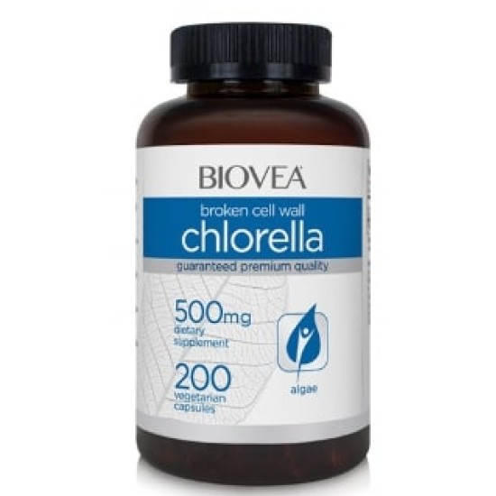 BIOVEA Chlorella 500 мг / 200 капсули на супер цена
