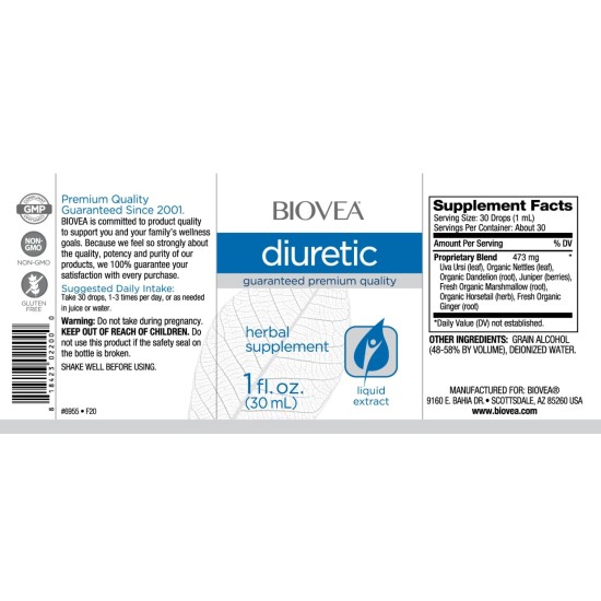 Biovea Diuretic Liquid Drops 30 мл на супер цена