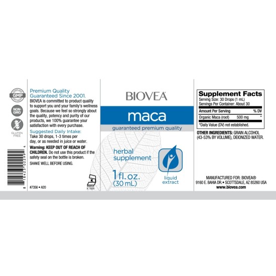 Biovea Maca Liquid Drops 30 мл на супер цена