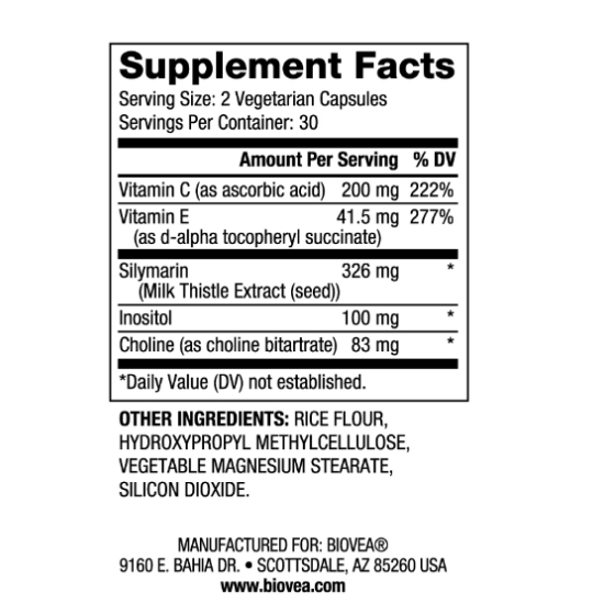 Biovea  Silymarin Plus - Силимарин - 60 caps на супер цена