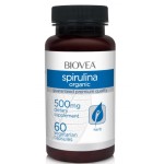 Biovea Spirulina Organic 500 мг / 60 капсули на супер цена