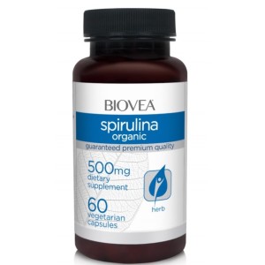 Biovea Spirulina Organic 500 мг / 60 капсули