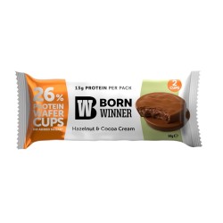 BORN WINNER Protein Wafer Cups Hazelnut and Cacao Cream 50 гр