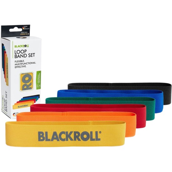 Blackroll Loop Band Set 6 | Комплект от 6 къси тренировъчни ластика на супер цена