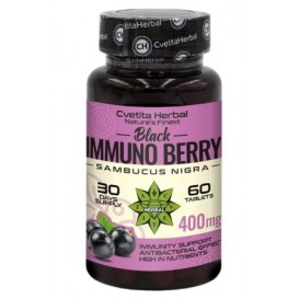 Cvetita herbal Black Immuno Berry – Екстракт от черен бъз – 60 таблетки
