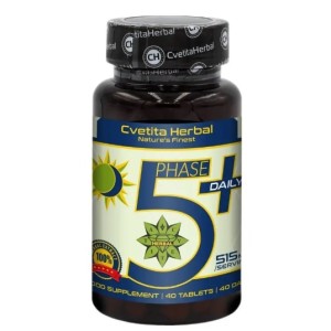 Cvetita herbal Фаза 5+ Дейли – Phase 5+ Daily 515 мг 40 таблетки