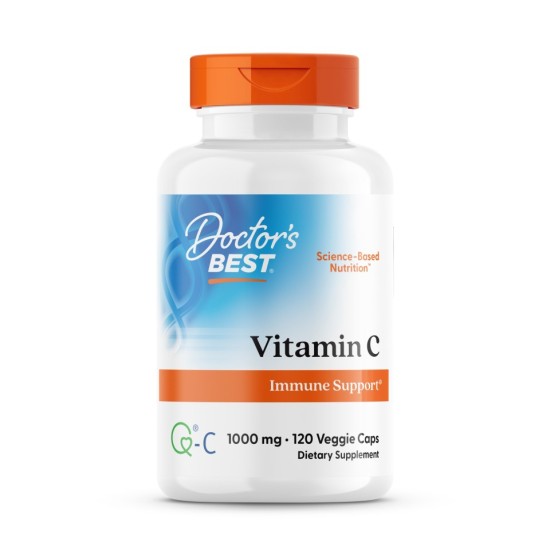 Doctor's Best Vitamin C + Quali™ C 1000 мг / 120 капсули на супер цена