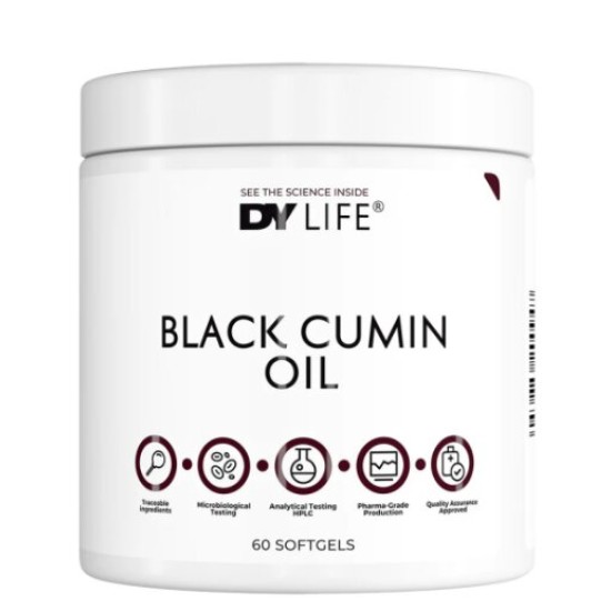 Dorian Yates Nutrition DY Life Black Cumin Oil 500 мг / 60 гел капсули на супер цена