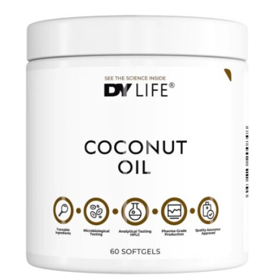 Dorian Yates Nutrition DY Life Coconut Oil 1000 мг / 60 гел капсули на супер цена