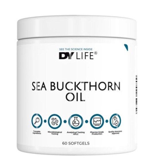 Dorian Yates Nutrition DY Life Sea Buckthorn Oil 500 мг / 60 гел капсули на супер цена