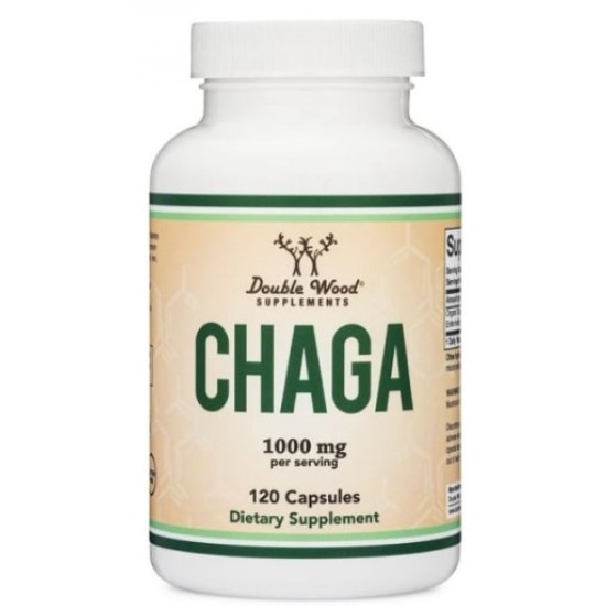 Double Wood Chaga 500 мг / 120 капсули на супер цена
