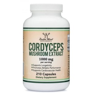 Double Wood Cordyceps Mushroom Extract 1000 мг / 210 капсули