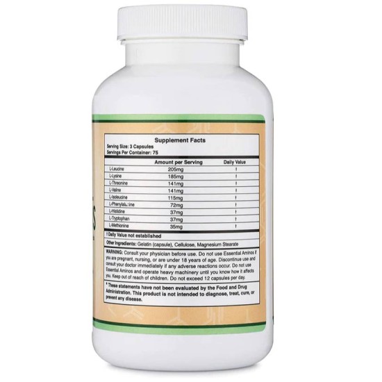 Double Wood EAA | Essential Amino Acids 225 капсули на супер цена