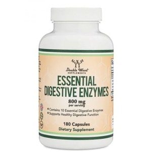 Double Wood Essential Dgestive Enzymes 400 мг / 180 капсули