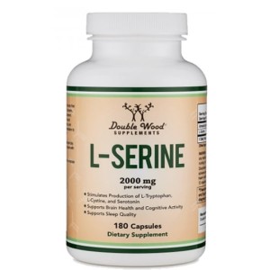 Double Wood L-Serine 500 мг / 180 капсули