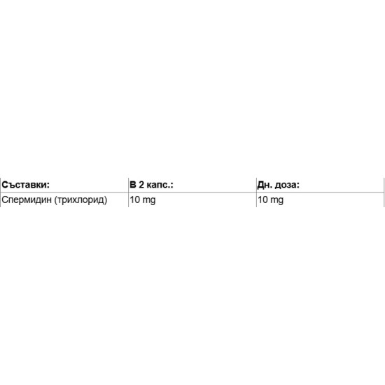 Double Wood Spermidine 5 мг / 120 капсули на супер цена