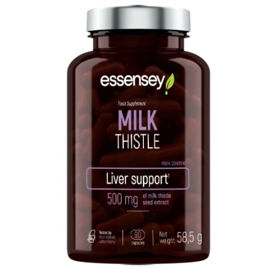 ESSENSEY Milk Thistle 500 мг / 90 капсули на супер цена