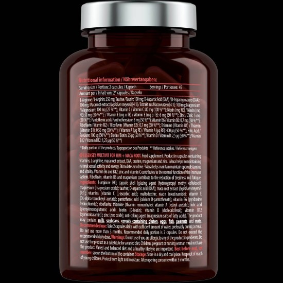 ESSENSEY Multivit for Him + Maca Root 90 капсули на супер цена