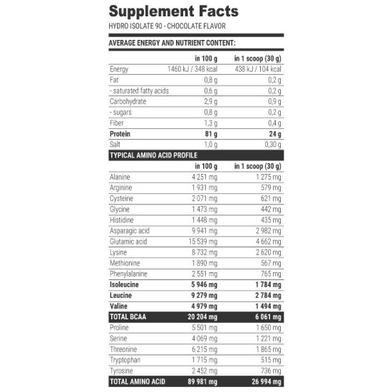 Extrifit Hydro Isolate 90 / 2000 гр на супер цена