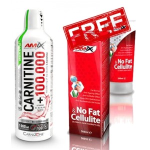 Amix Nutrition 1+1 FREE AMIX NUTRITION L-Carnitine 100.000 + Taurine + Vitamin B complex + AMIX NUTRITION No Fat & Cellulite Gel 200 мл