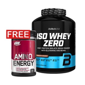 ᐉ Promo 1+1 FREE BIOTECH USA Iso Whey ZERO + OPTIMUM NUTRITION Amino ...