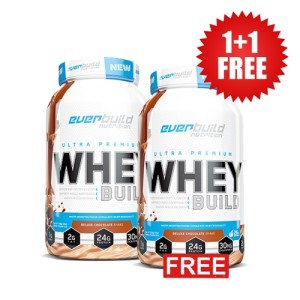 Everbuild 1+1 FREE EVERBUILD Ultra Premium Whey Build 908 гр
