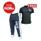 4Fitness BG 1+1 FREE LEGAL POWER BODY PANTS BOSTOMIX BLACK + 4FITNESS BG T-Shirt Black