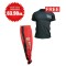 4Fitness BG 1+1 FREE LEGAL POWER BODY PANTS BOSTOMIX RED + 4FITNESS BG T-Shirt Black