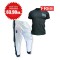 4Fitness BG 1+1 FREE LEGAL POWER BODY PANTS BOSTOMIX WHITE + 4FITNESS BG T-Shirt Black