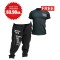 4Fitness BG 1+1 FREE LEGAL POWER BODY PANTS BOSTON BLACK + 4FITNESS BG T-Shirt Black