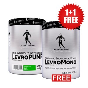 Kevin Levrone 1+1 FREE LevroPump 360 гр / 30 дози + LevroMONO 300 гр / 67 дози