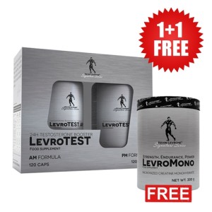 Kevin Levrone 1+1 FREE LevroTEST AM/PM Formula + LevroMONO 300 гр / 67 дози
