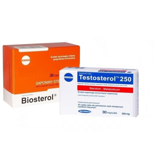 Megabol 1+1 FREE MEGABOL BIOSTEROL 36 CAPS. + MEGABOL TESTOSTEROL 250 30 CAPS. на супер цена