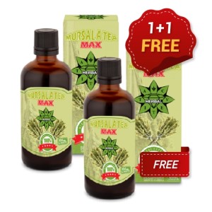 Cvetita Herbal 1+1 FREE Mursala Tea / 100 мл + Ten Tribulus 300 мг / 40 капсули Cvetita Herbal 1+1 FREE Mursala Tea / 100 мл + Ten Tribulus 300 мг / 40 капсули