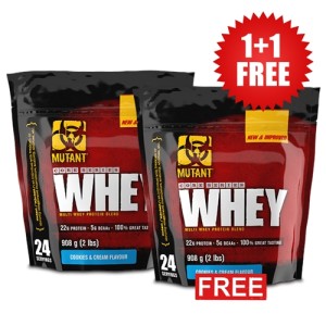 Mutant 1+1 FREE MUTANT Whey 980 гр