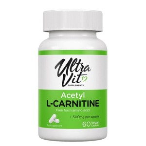 UltraVit Acetyl L-Carnitine 500 mg - 60 caps - ацетил л-карнитин