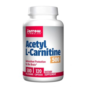 Jarrow Formulas Acetyl L-Carnitine 500 mg / 120 Vcaps Jarrow Formulas Acetyl L-Carnitine 500 mg / 120 Vcaps