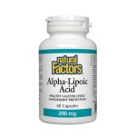 Natural Factors Alpha Lipoic Acid 200 мг / 60 капсули на супер цена