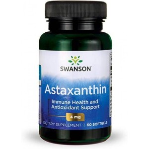 Swanson Astaxanthin 4 мг / 60 гел капсули